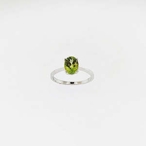 Peridot Sterling Silver Ring