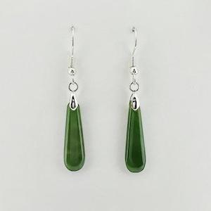 Greenstone Drop Earrings