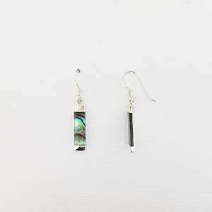 Sterling Silver Paua Earrings