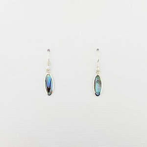 Sterling Silver Paua Earrings