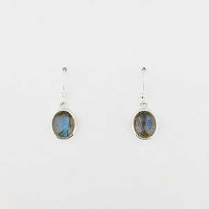 Labradorite Sterling Silver Earrings