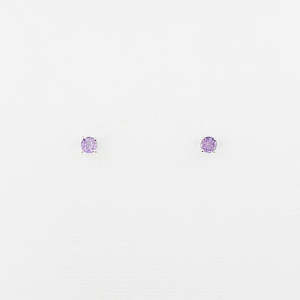 Amethyst Sterling Silver Earrings