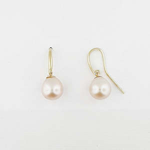 Freshwater Pearl 9ct Yellow Gold Earrings