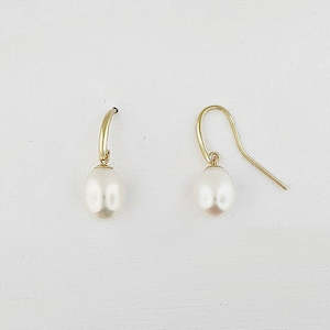 Freshwater Pearl 9ct Yellow Gold Earrings