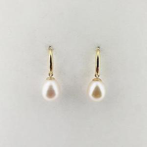 Freshwater Pearl 9ct Gold Earrings