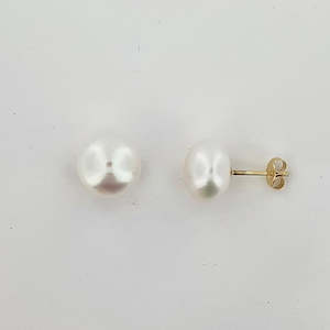 Freshwater Pearl 9ct Gold Earrings