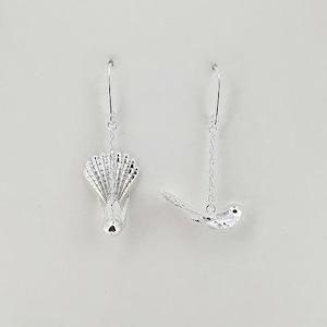 Sterling Silver Fantail Earrings