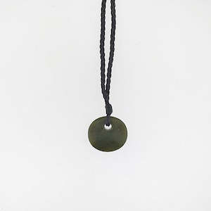 Greenstone Circle Pendant