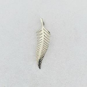 Gold smithing: Sterling Silver Medium Fern Pendant