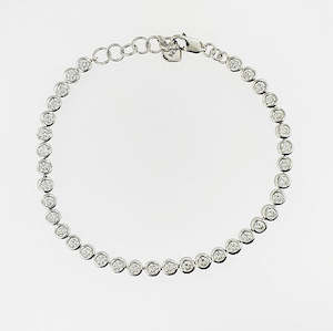 CZ Sterling Silver Tennis Bracelet