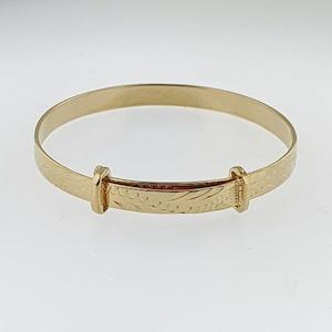 Gold smithing: Gold Plated Baby Bangle