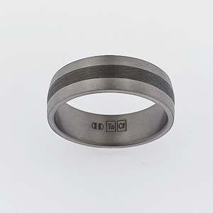 Tantalum & Carbon Fibre Ring