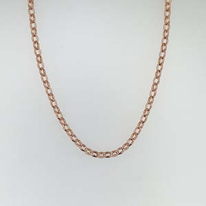 9ct Rose Gold Belcher Chain