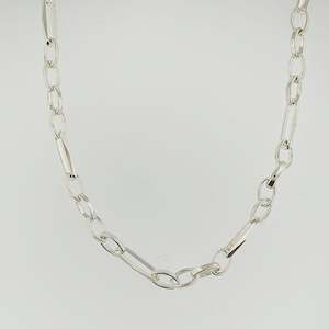 Sterling Silver Figaro Chain