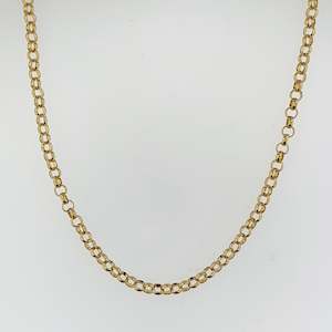 9ct Yellow Gold Belcher Chain