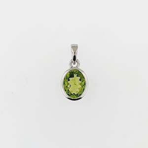 Peridot Sterling Silver Pendant