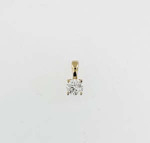 Diamond 9ct Gold Pendant