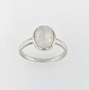 Moonstone Sterling Silver Ring