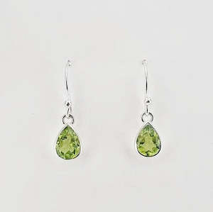 Peridot Sterling Silver Earrings