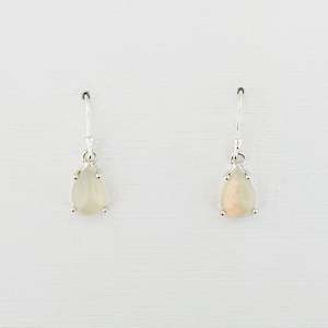 Ethiopian Opal Sterling Silver Earrings