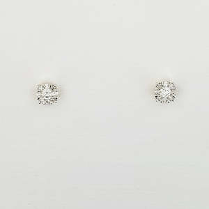 Diamond 9ct Yellow Gold Earrings