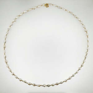 Keshi Pearl 9ct Yellow Gold Necklace