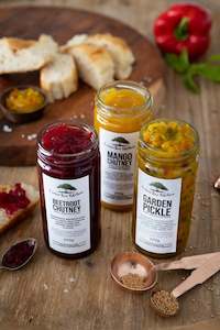 Chutney (Beetroot, Mango & Garden Pickle)