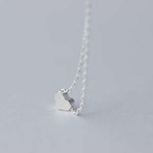 Sterling Silver Mini Heart Necklace