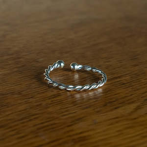 Sterling Silver Beaded Ring