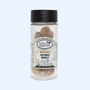 Spices & Extracts: DTE | Organic Nutmeg Whole / 50g