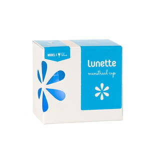 Human Body Stuff: Lunette - Menstrual Cup - Aqua Blue / Model 2