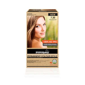 Aromaganic - Organic Hair Colour -  7.30 Medium Golden Blonde