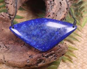 Lapis Lazuli XLarge Shield or Breastplate Pendant (BB167)