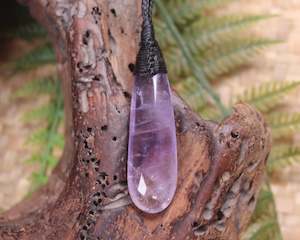 Amethyst Small Roimata Pendant (BA585)