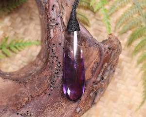 Amethyst Medium Roimata Pendant (BA449)