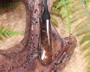 Smokey Quartz Medium Roimata Pendant (BA447)