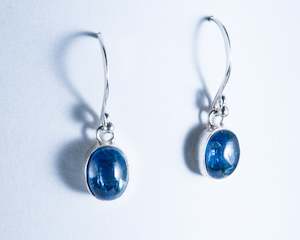 Kyanite Sterling Silver Earrings (A024)