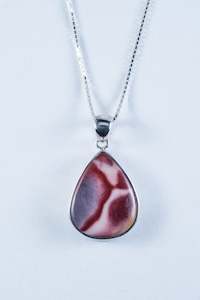 Mookaite Jasper Sterling Silver Pendant (S063)