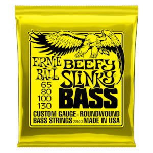 Ernie Ball Beefy Slinky Bass Guitar Strings 65-130