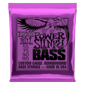 Ernie Ball Power Slinky Bass Guitar Strings Gauge 55-110