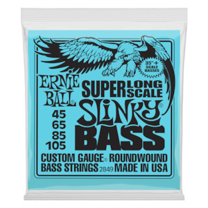 Ernie Ball Super Long Scale Bass Strings – 45-105