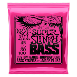 Ernie Ball Super Slinky Bass Guitar Strings 40-100