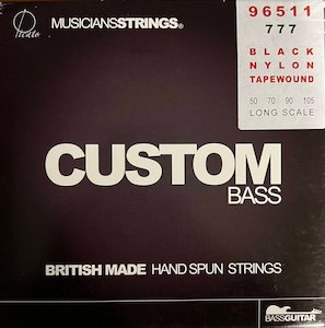 Picato Black Nylon Tapewound Long Scale 50-105 Bass Strings