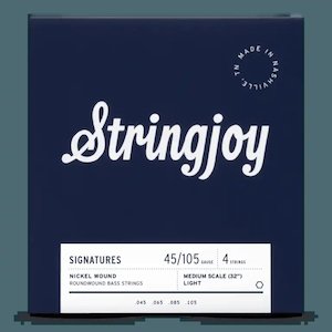 Stringjoy – (45-105) Medium Scale Bass Guitar Strings