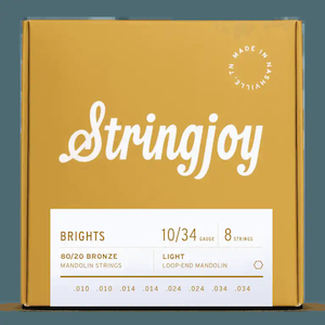 Musical instrument: Stringjoy – (10-34) 80/20 Bronze Mandolin Strings