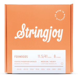 Stringjoy – (11.5-41) Coated Phosphor Bronze Mandolin Strings