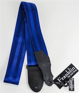 Franklin Blue Aviator Seat Belt Guitar Strap