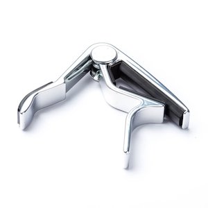 Musical instrument: Dunlop Trigger Capo Acoustic Flat – Nickel