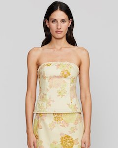 OWNLEY Tara Fitted Bodice | Citrus Floral