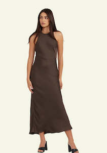 Sale: Arabella Midi Dress | Brown